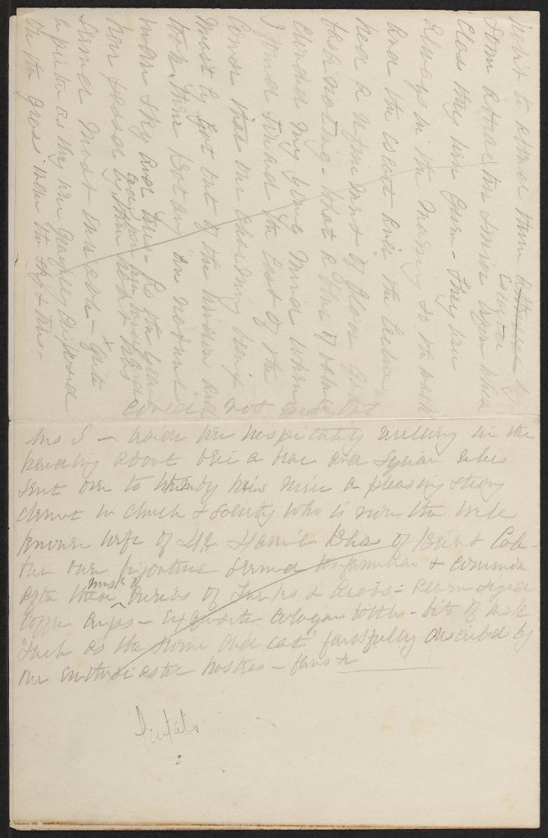 The Sweetser's Furnishings Dickinson Electronic Archives